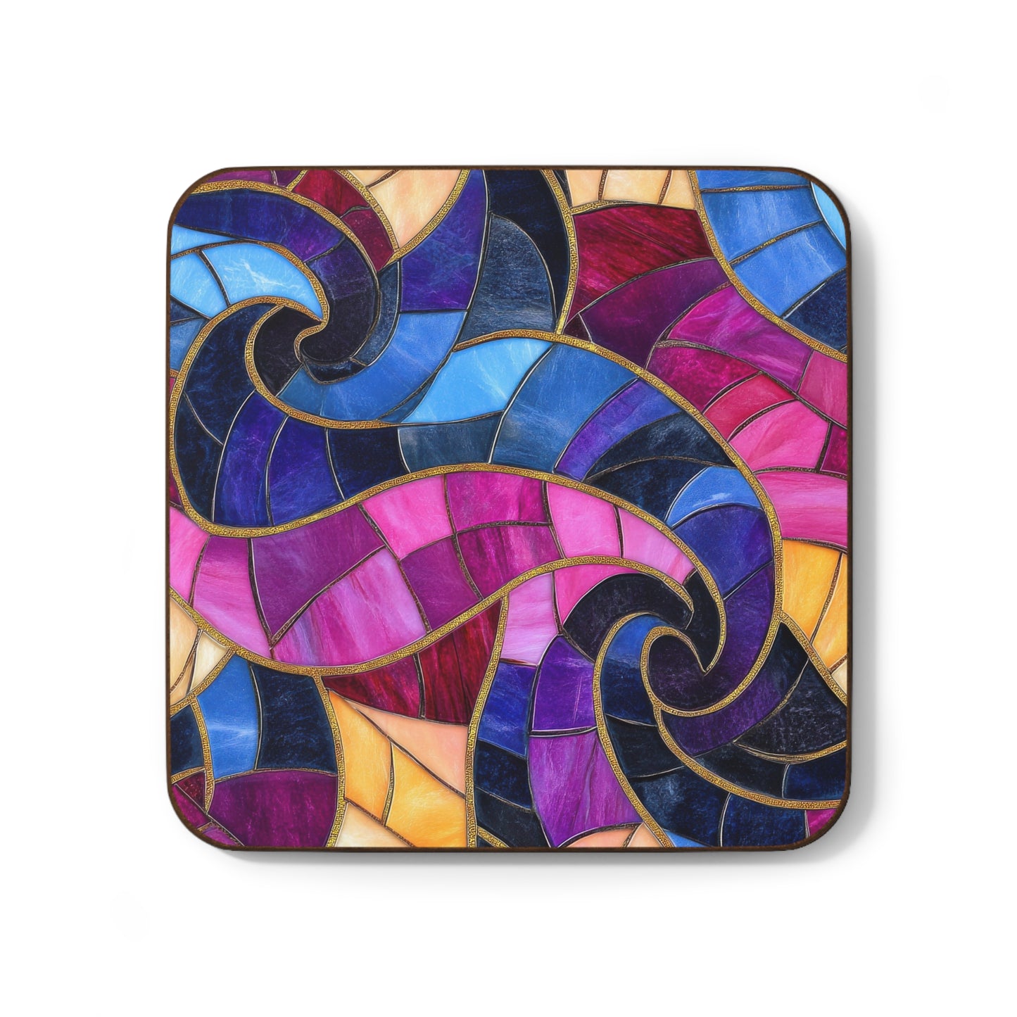 Colorful Stained Glass Coaster Set