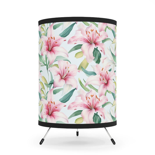 Floral Tripod Lamp