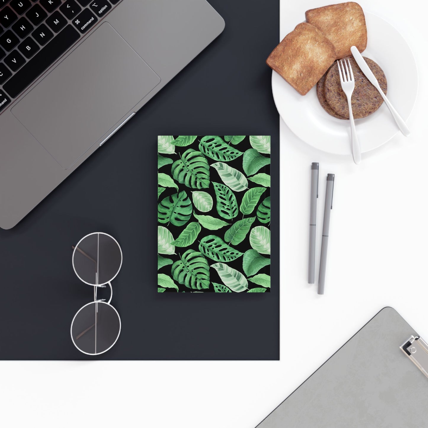 Tropical Leaf Hard Backed Journal