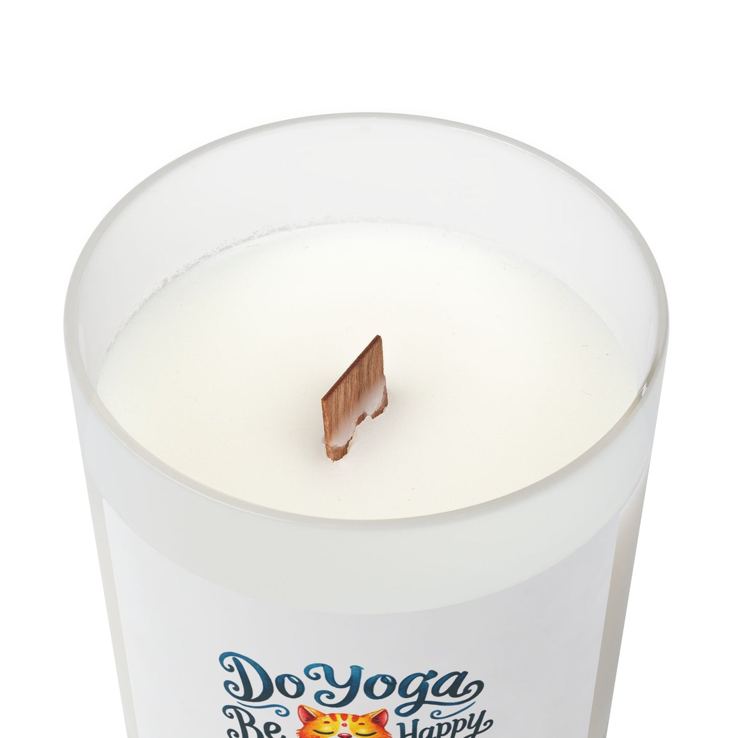 Do Yoga Be Happy Candle