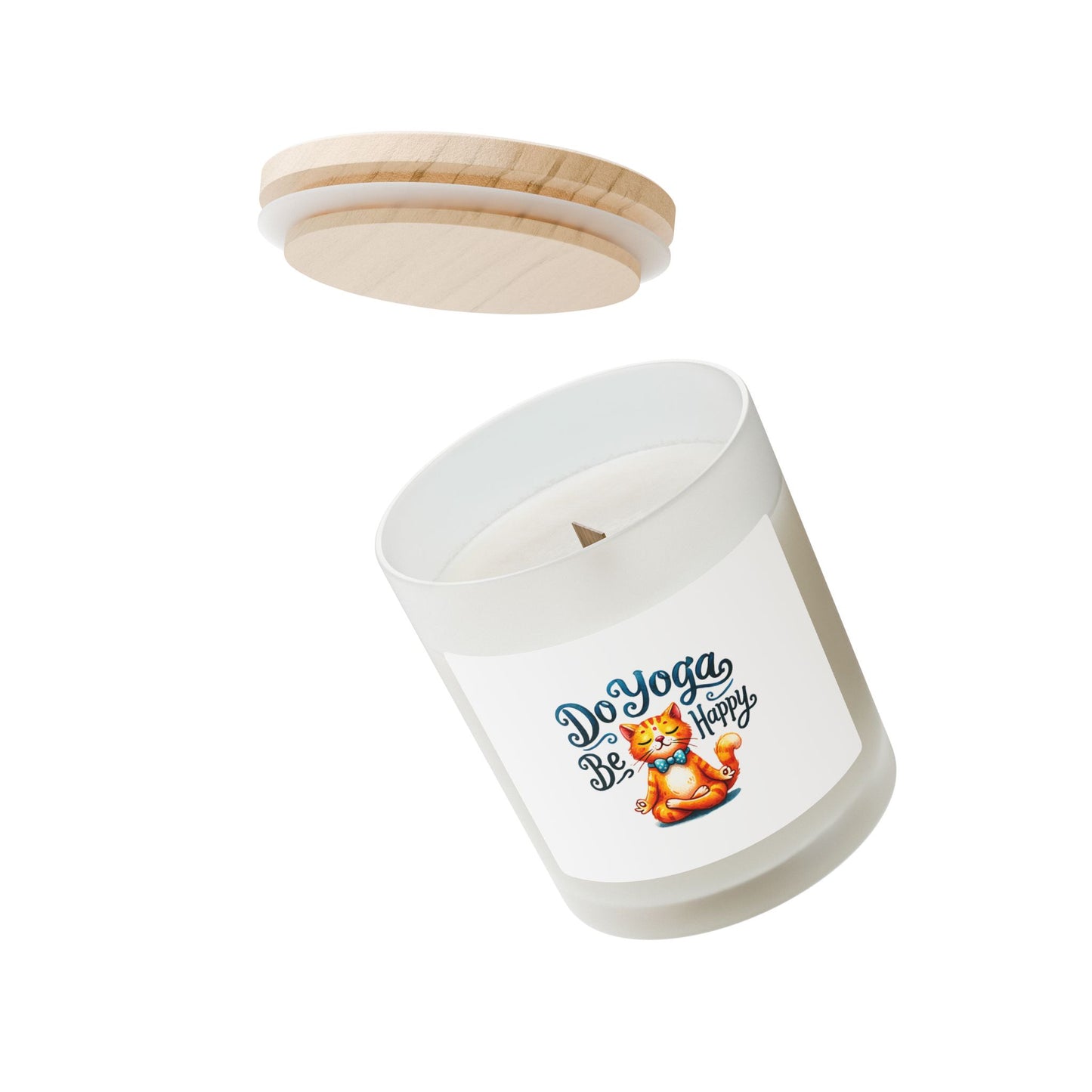 Do Yoga Be Happy Candle
