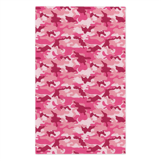 Pink Camo Rally Towel for Sports Events