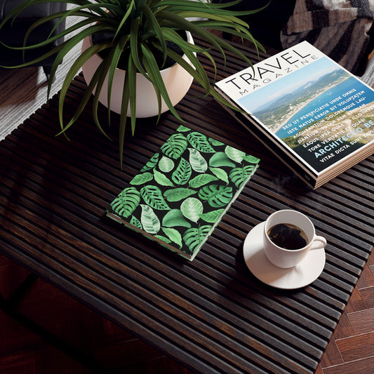 Tropical Leaf Hard Backed Journal
