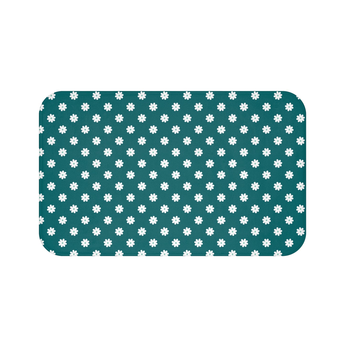 Charming Floral Bath Mat